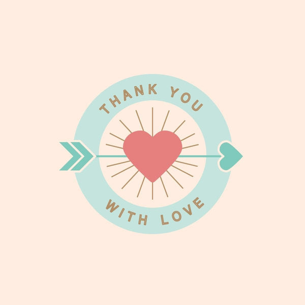 Thankyou Card - card - With Bling - M0008