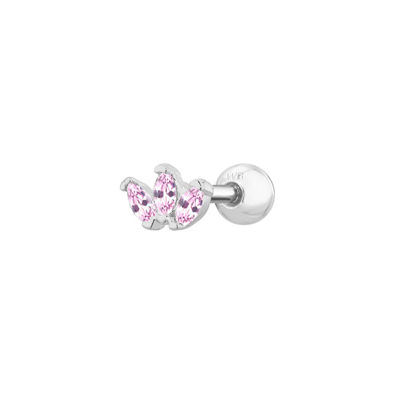 Mini Pink Marquise Piercing