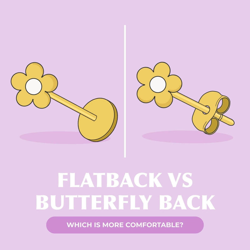 Flat Back Earrings vs Butterfly Backs: Which Is More Comfortable?