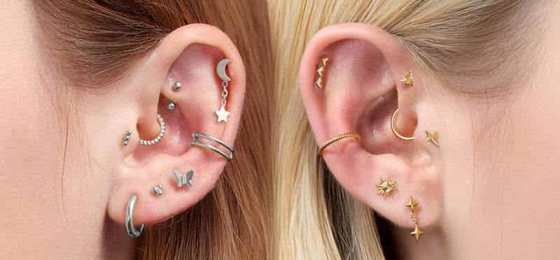 Plain Stud Earrings