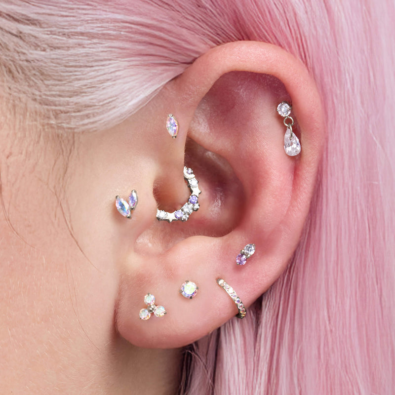 AB Marquise Cluster Piercing