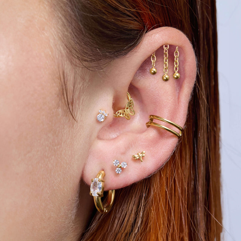 3 Chain Dangle Hidden Helix Piercing