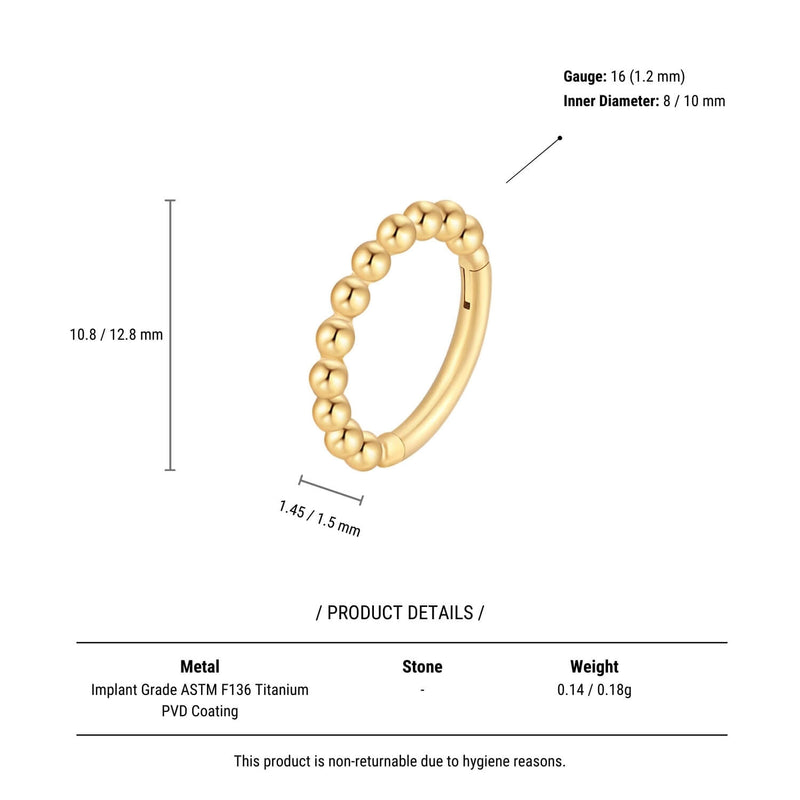 Classic Beaded Clicker (16G)