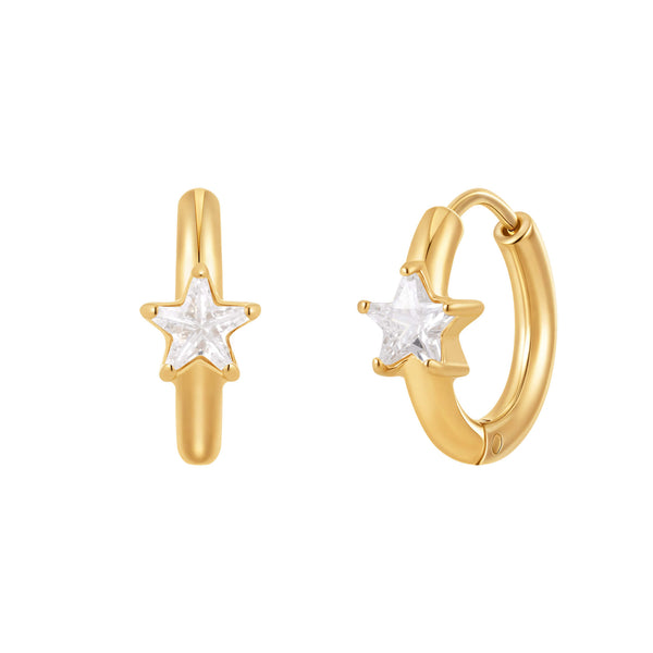 White Star Chubby Hoops (18G)