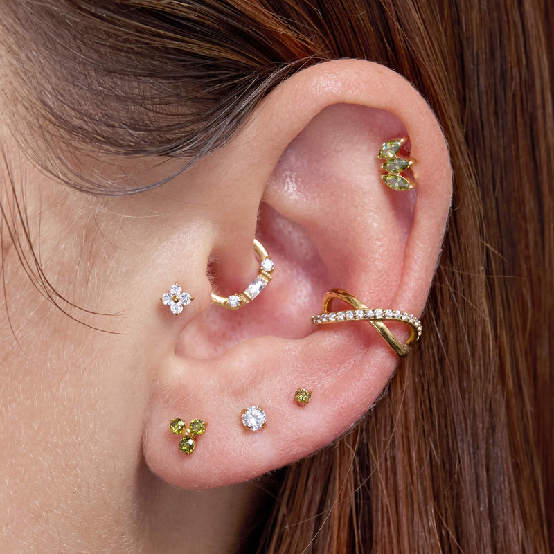 Peridot Mini Marquise Piercing