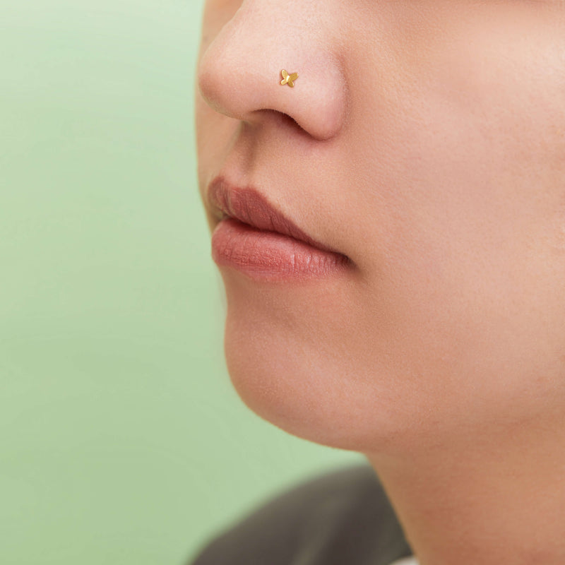 Butterfly Nose L-Stud (20G)