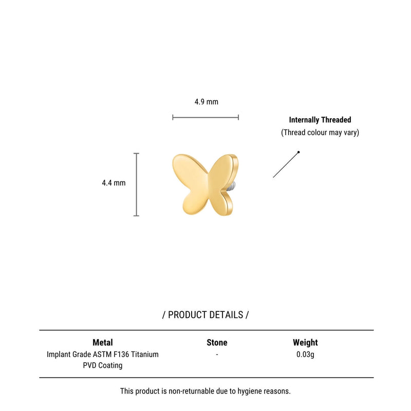 Simple Butterfly Piercing