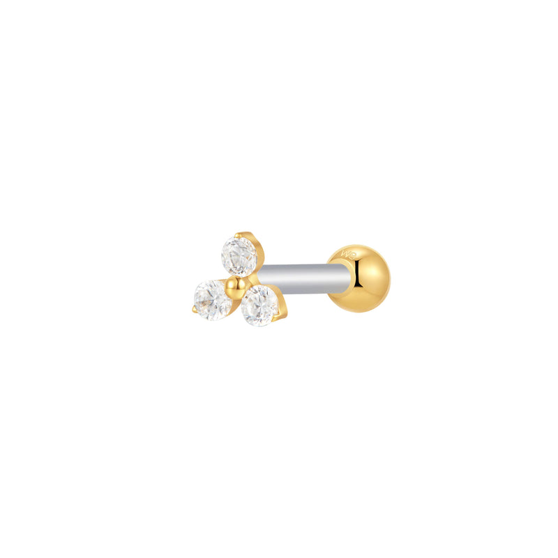 Gold, Barbell Piercing