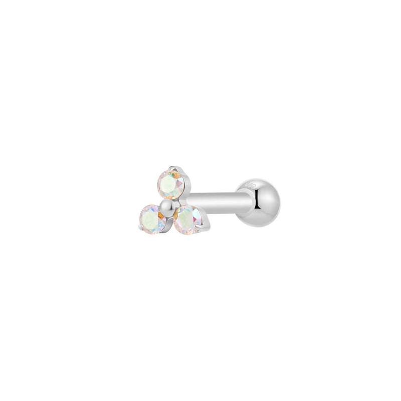 Silver, Barbell Piercing
