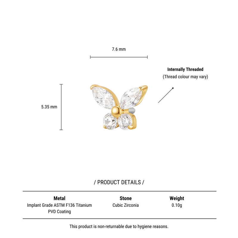 Sweet Butterfly Piercing
