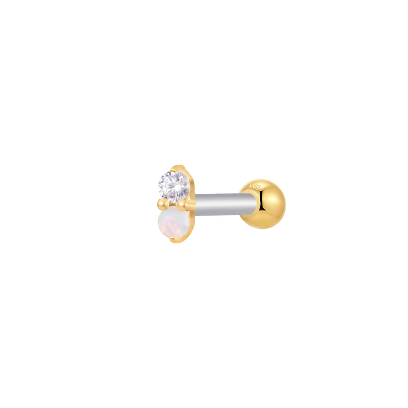 Gold, Barbell Piercing