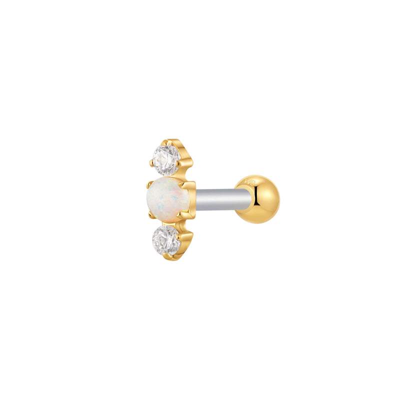 Gold, Barbell Piercing