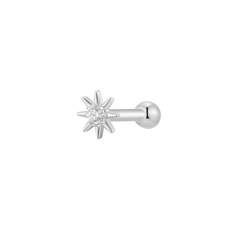 Silver, Barbell Piercing