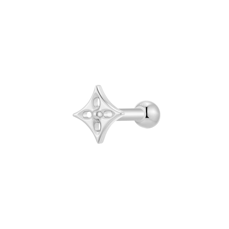 Silver, Barbell Piercing