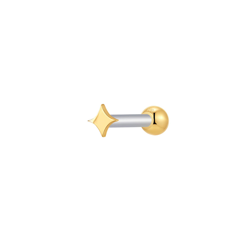Gold, Barbell Piercing