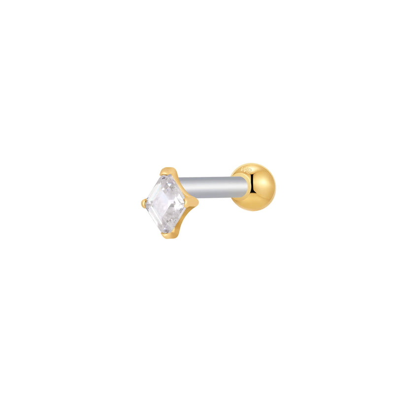 Gold, Barbell Piercing