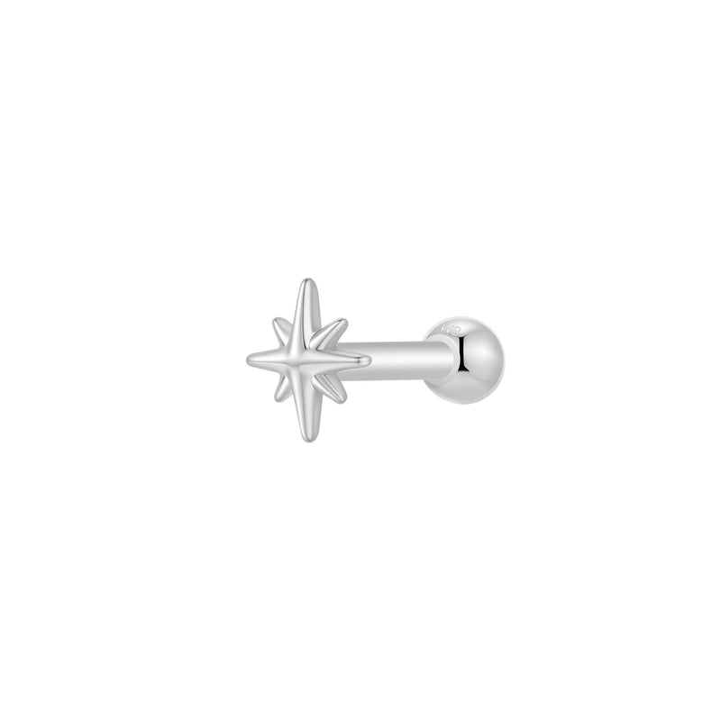 Silver, Barbell Piercing