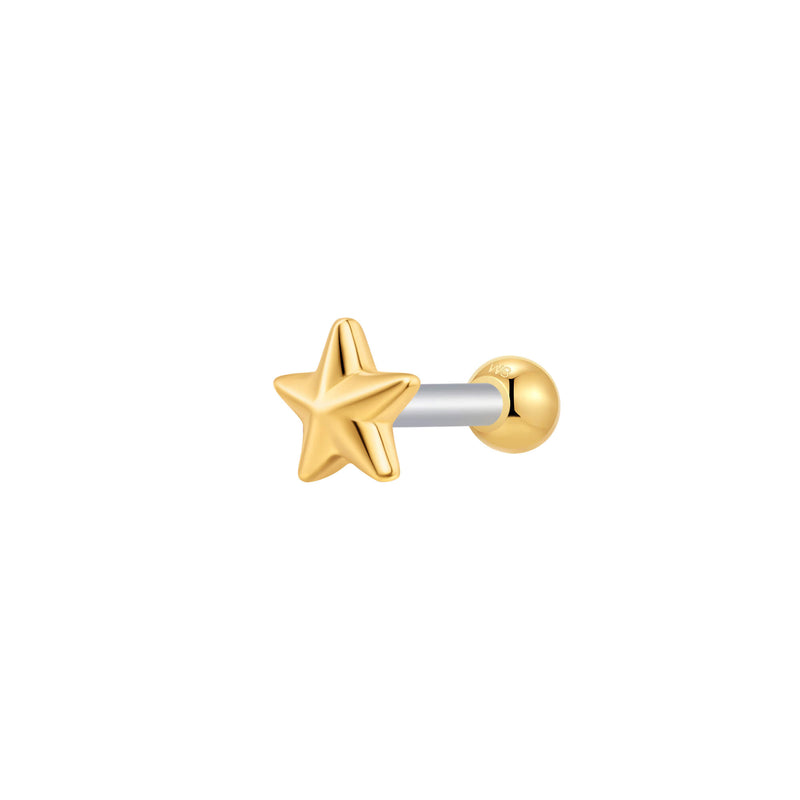 Gold, Barbell Piercing