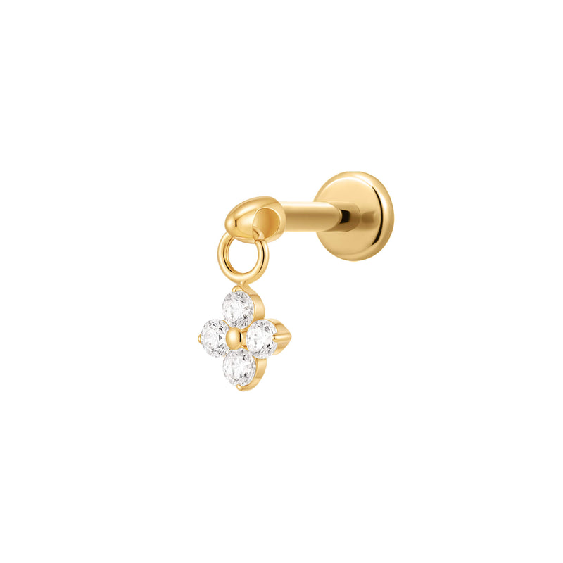 Floating Flower Charm Piercing