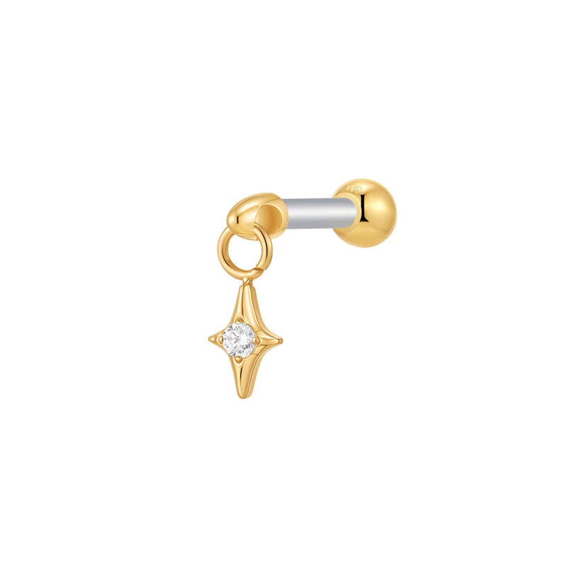 Gold, Barbell Piercing