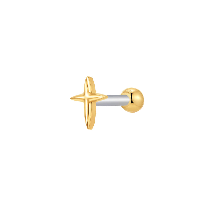 Gold, Barbell Piercing
