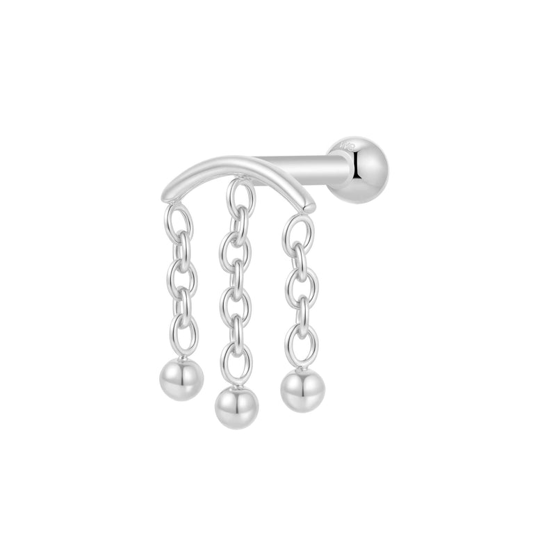 Silver, Barbell Piercing