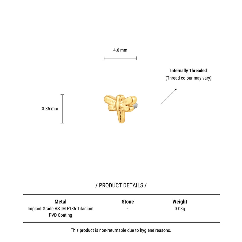 Plain Small Dragonfly Piercing