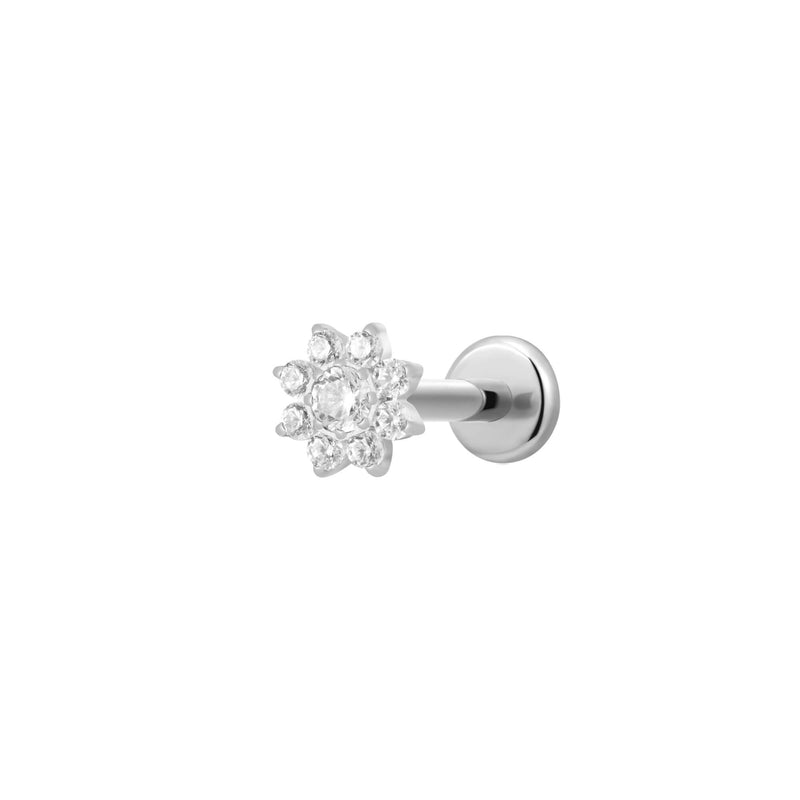 Crystal Flower Bloom Piercing