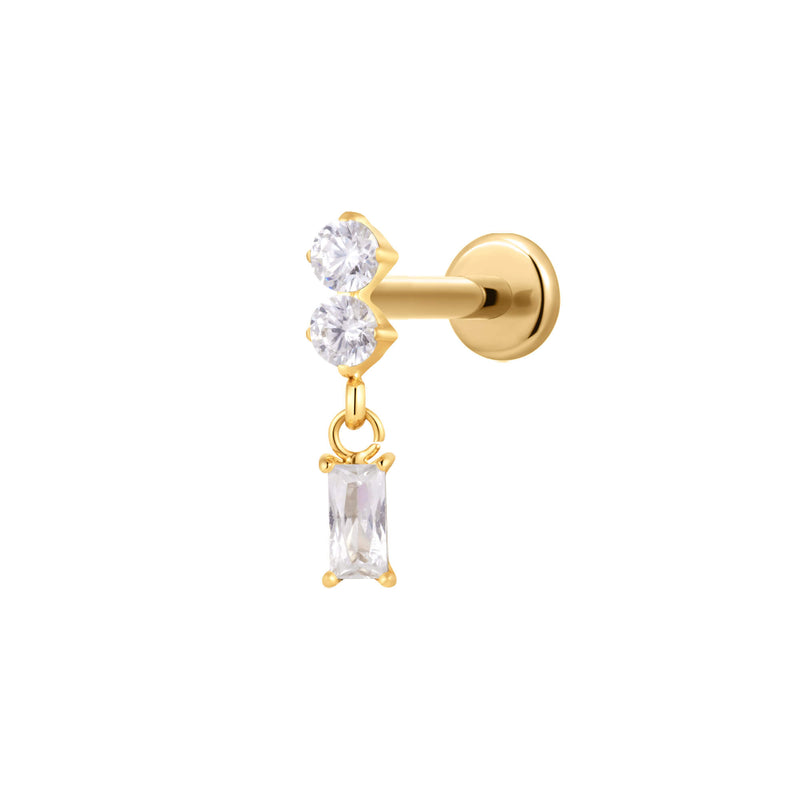 Gold, Labret Piercing