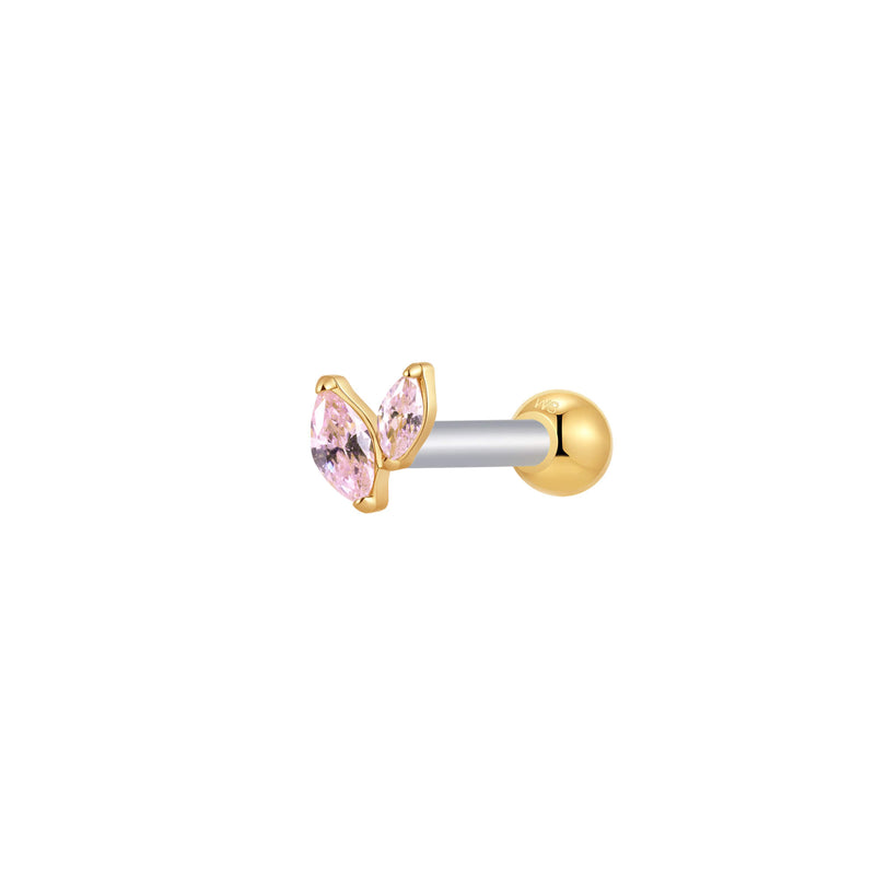 Gold, Barbell Piercing