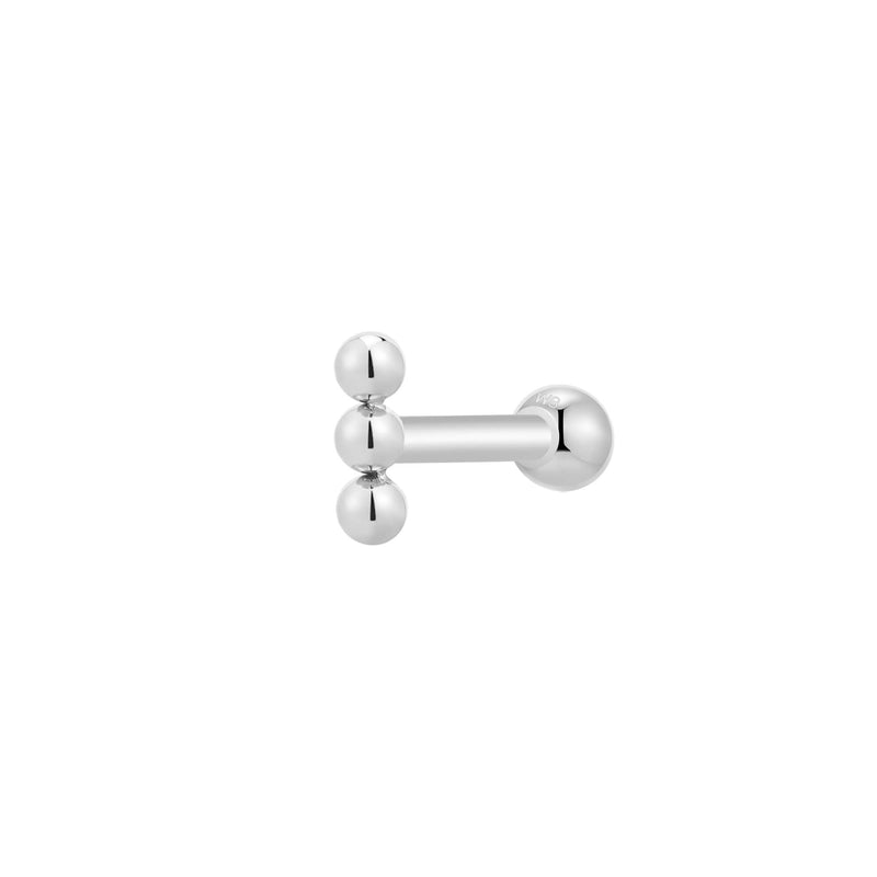 Silver, Barbell Piercing