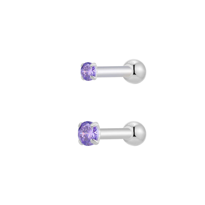 Silver, Barbell Piercing