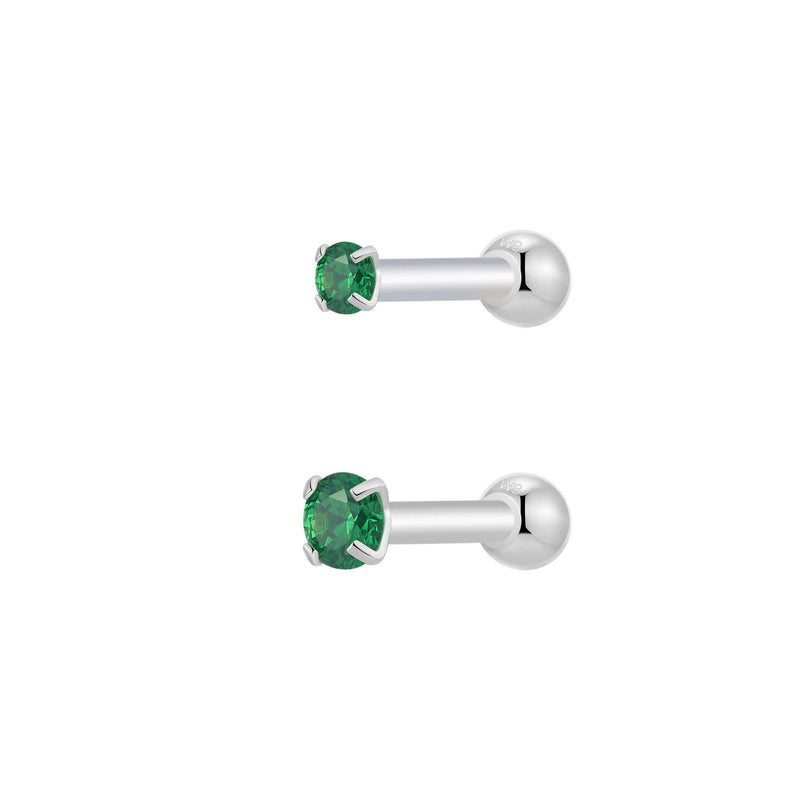 Silver, Barbell Piercing