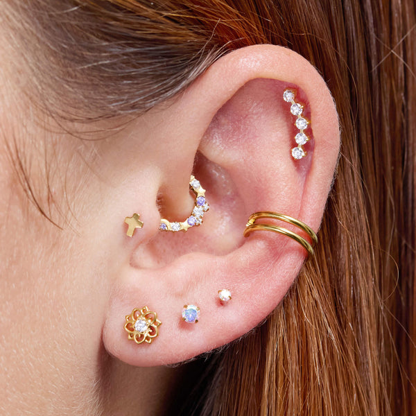 Statement Curve Crawler Piercing