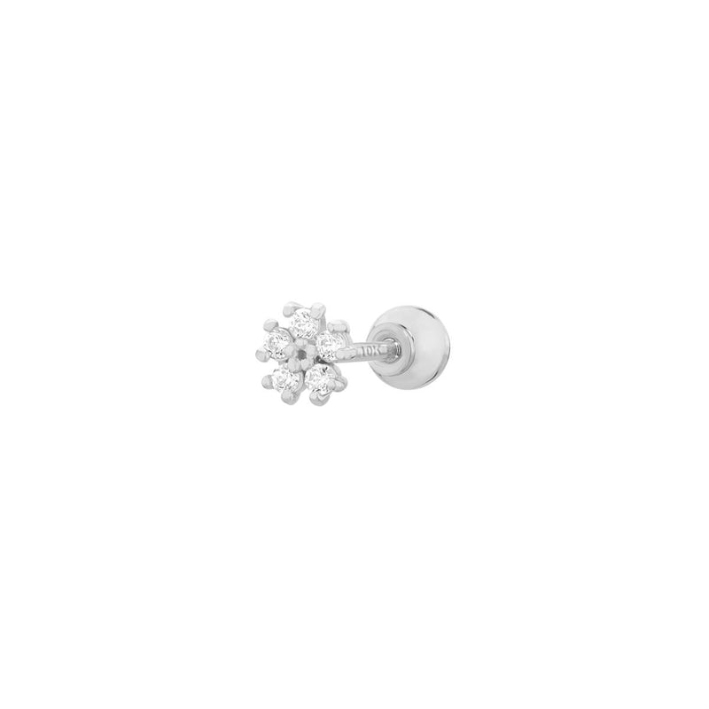 9K Tiny Wild Flower Barbell (18Gx6mm)