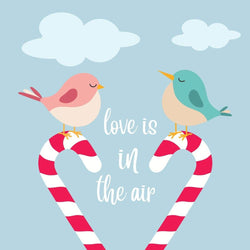 Love is in the air Card - card - With Bling - M0026