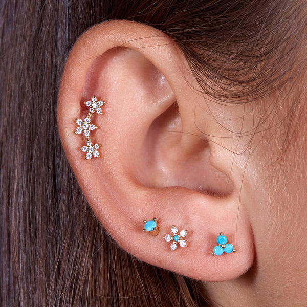 Simple Turquoise Piercing
