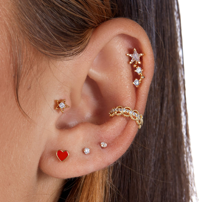 Solitaire Star Piercing