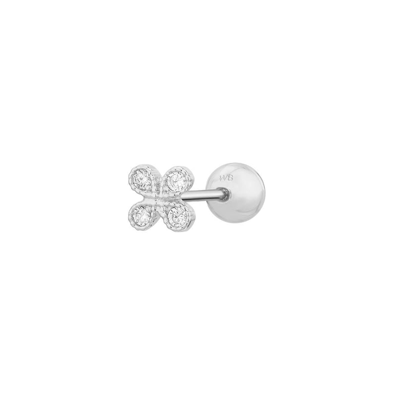 Square Clover Piercing
