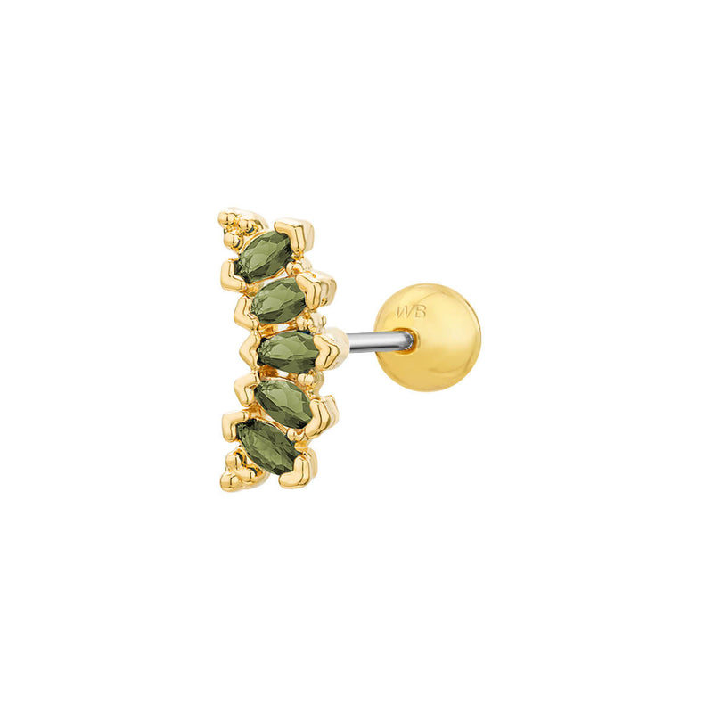 Olive Tapered Marquise Piercing