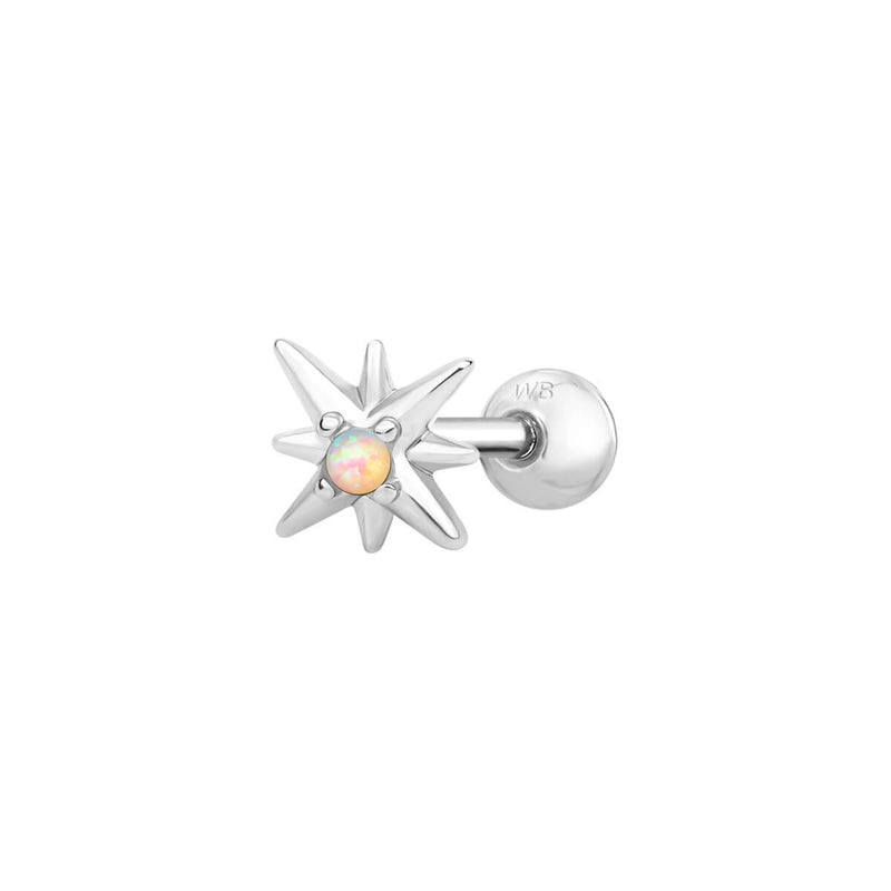White Opal Starlight Piercing