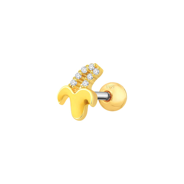 Banana Enamel Piercing